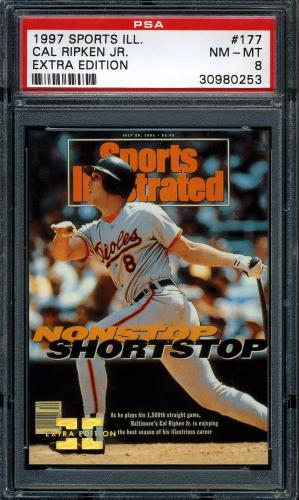 1997 Sports Illustrated Extra Edition #177 Cal Ripken CC PSA 8 #30980253