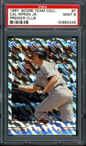 1997 Score Orioles Premier #7 Cal Ripken PSA 9 #30980245