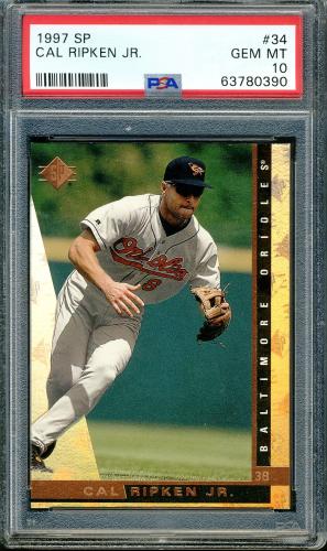 1997 SP #34 Cal Ripken PSA 10 #63780390