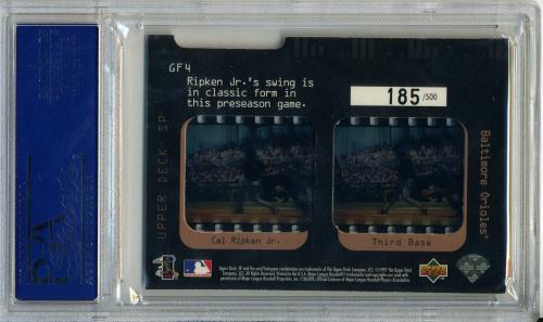 1997 SP Game Film #GF4 Cal Ripken PSA 10 #04671234 - Back