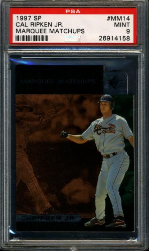 1997 SP Marquee Matchups #MM14 Cal Ripken PSA 9 #26914158