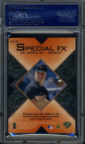 1997 SP Special FX #8 Cal Ripken PSA 10 #17369662 - Back
