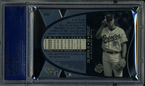 1997 SPx Steel #12 Cal Ripken PSA 10 #18459127 - Back