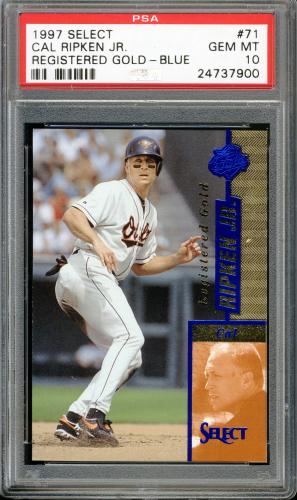1997 Select Registered Gold #71 Cal Ripken B PSA 10 #24737900