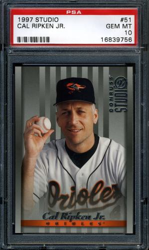 1997 Studio #51 Cal Ripken PSA 10 #16839756