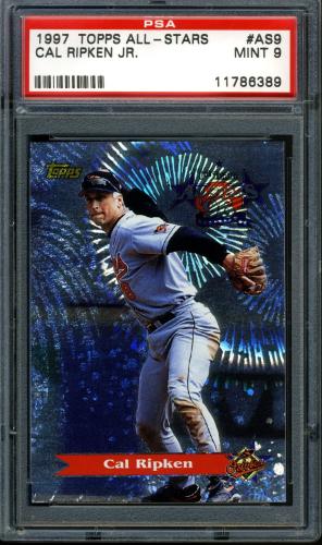 1997 Topps All-Stars #AS9 Cal Ripken PSA 9 #11786389