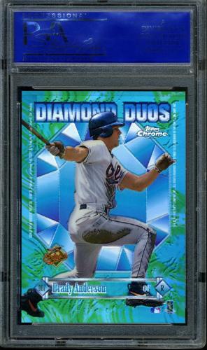1997 Topps Chrome Diamond Duos Refractors #DD7 C.Ripken/B.Anderson PSA 10 #81406067 - Back