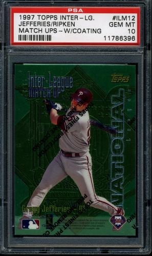 1997 Topps Inter-League Finest #ILM12 C.Ripken/G.Jefferies PSA 10 #11786396