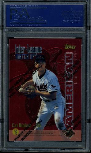 1997 Topps Inter-League Finest #ILM12 C.Ripken/G.Jefferies PSA 10 #11786396 - Back
