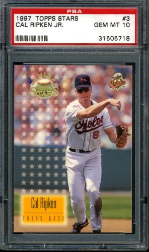1997 Topps Stars #3 Cal Ripken PSA 10 #31505718