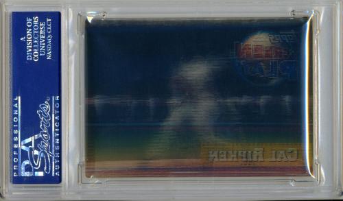 1997 Topps Screenplays Premium Series Cal Ripken PSA 10 #22312901 - Back