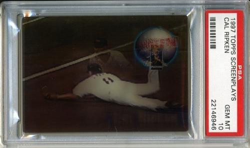 1997 Topps Screenplays Cal Ripken PSA 10 #22146946