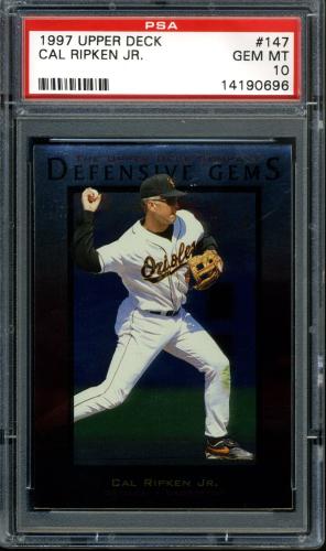 1997 Upper Deck #147 Cal Ripken DG PSA 10 #14190696