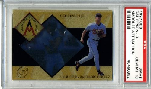 1997 UD3 Marquee Attraction #MA8 Cal Ripken PSA 10 #40490852