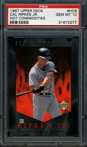 1997 Upper Deck Hot Commodities #HC8 Cal Ripken PSA 10 #31672277