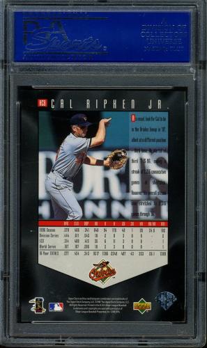 1997 Upper Deck Hot Commodities #HC8 Cal Ripken PSA 10 #31672277 - Back
