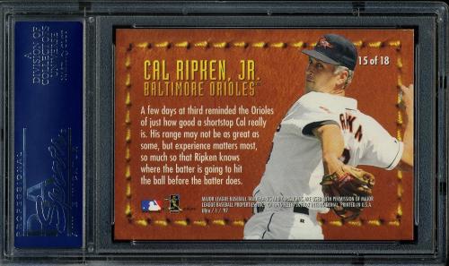 1997 Ultra Fielder's Choice #15 Cal Ripken PSA 10 #18895837 - Back