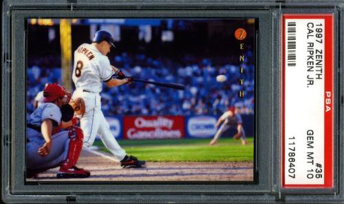 1997 Zenith #35 Cal Ripken PSA 10 #11786407