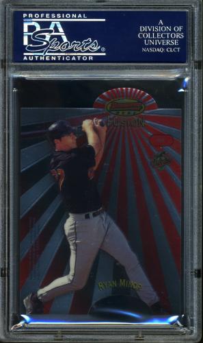 1998 Bowman's Best Mirror Image Fusion #MI5 C.Ripken/R.Minor PSA 10 #22000526 - Back