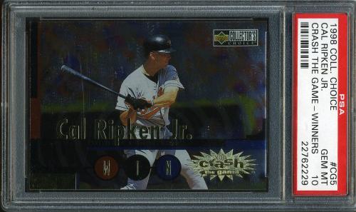 1998 Collector's Choice Crash the Game Exchange #CG5 Cal Ripken Jr. PSA 10 #22762229