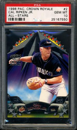 1998 Crown Royale All-Stars #2 Cal Ripken PSA 10 #25167550