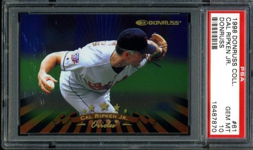 1998 Donruss Collections Donruss #061 Cal Ripken PSA 10 #16487870