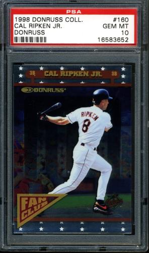 1998 Donruss Collections Donruss #160 Cal Ripken FC PSA 10 #16583652