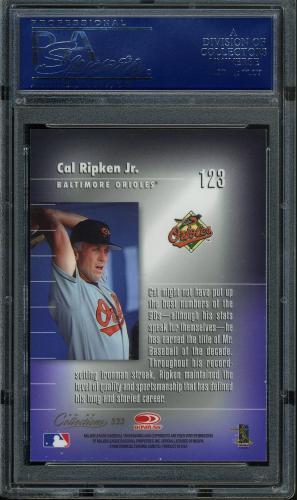 1998 Donruss Collections Elite #523 Cal Ripken GEN PSA 10 #30763341 - Back