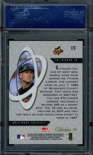 1998 Donruss Collections Preferred #720 Cal Ripken PP GS PSA 10 #31474367 - Back