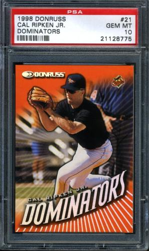 1998 Donruss Dominators #21 Cal Ripken PSA 10 #21128775