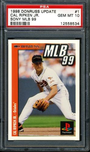 1998 Donruss MLB 99 #1 Cal Ripken PSA 10 #12558534