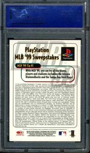 1998 Donruss MLB 99 #1 Cal Ripken PSA 10 #12558534 - Back
