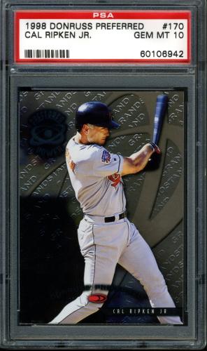 1998 Donruss Preferred #170 Cal Ripken PP GS PSA 10 #60106942