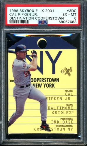 1998 E-X2001 Destination Cooperstown #3 Cal Ripken PSA 6 #59067683