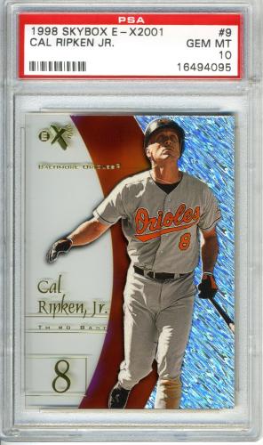 1998 E-X2001 #9 Cal Ripken PSA 10 #16494095