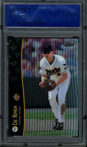 1998 Finest Mystery Finest 1 Refractors [Error] #M24 C.Ripken/C.Ripken [No refractive coating] PSA 10 #14718275 - Back