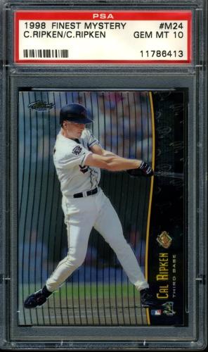 1998 Finest Mystery Finest 1 #M24 C.Ripken/C.Ripken PSA 10 #11786413