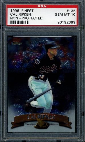 1998 Finest No-Protectors #135 Cal Ripken PSA 10 #90192099