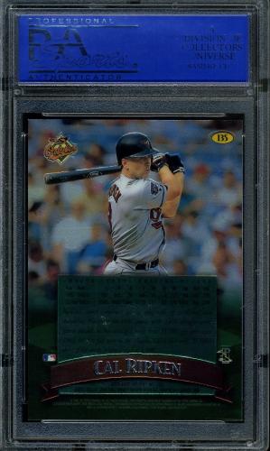 1998 Finest No-Protectors #135 Cal Ripken PSA 10 #90192099 - Back