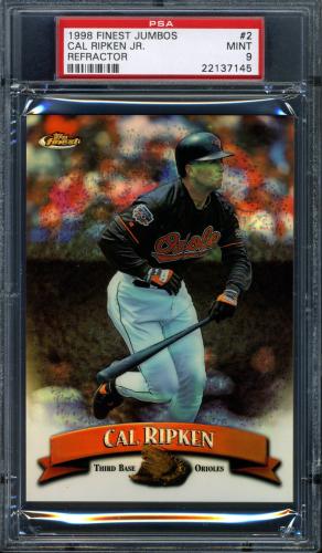 1998 Finest Oversize Refractors #A2 Cal Ripken PSA 9 #22137145