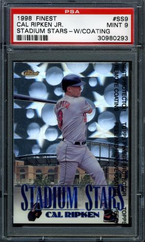 1998 Finest Stadium Stars #SS9 Cal Ripken PSA 9 #30980293