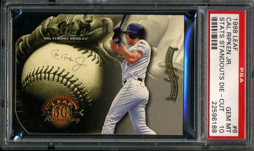 1998 Leaf Statistical Standouts Die Cuts #6 Cal Ripken PSA 10 #22596188