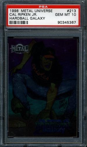 1998 Metal Universe #213 Cal Ripken HG PSA 10 #90345367