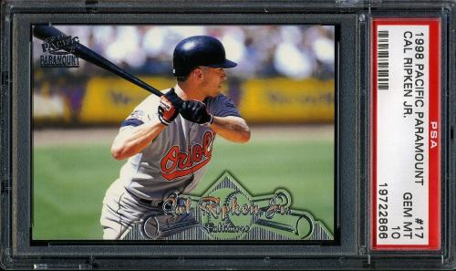 1998 Paramount #17 Cal Ripken PSA 10 #19722866