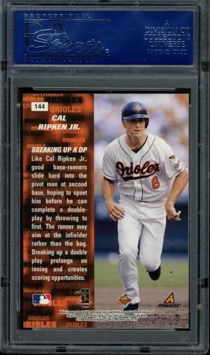 1998 Pinnacle Inside #144 Cal Ripken IT PSA 10 #16323272 - Back