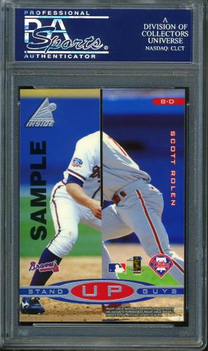 1998 Pinnacle Inside Stand-Up Guys Samples #08CD Ripken/K.Cam/Chipper/Rolen PSA 10 #23938183 - Back