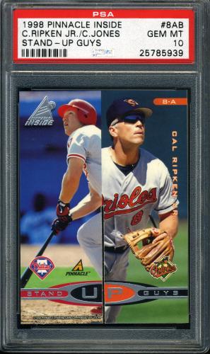 1998 Pinnacle Inside Stand-Up Guys #08AB Rolen/Ripken/K.Cam/Chip PSA 10 #25785939
