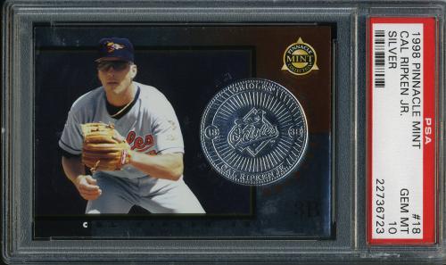 1998 Pinnacle Mint Silver #18 Cal Ripken PSA 10 #22736723