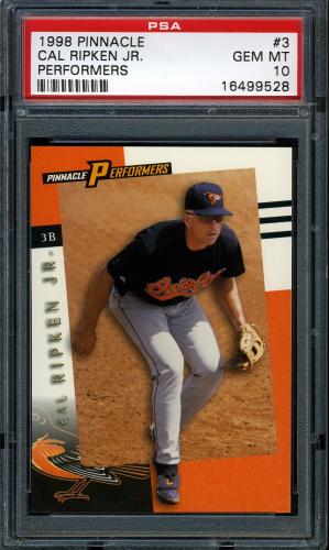 1998 Pinnacle Performers #003 Cal Ripken PSA 10 #16499528