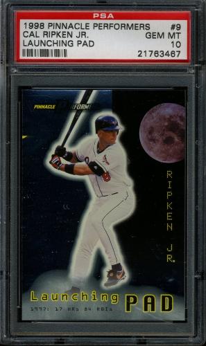 1998 Pinnacle Performers Launching Pad #9 Cal Ripken PSA 10 #21763467